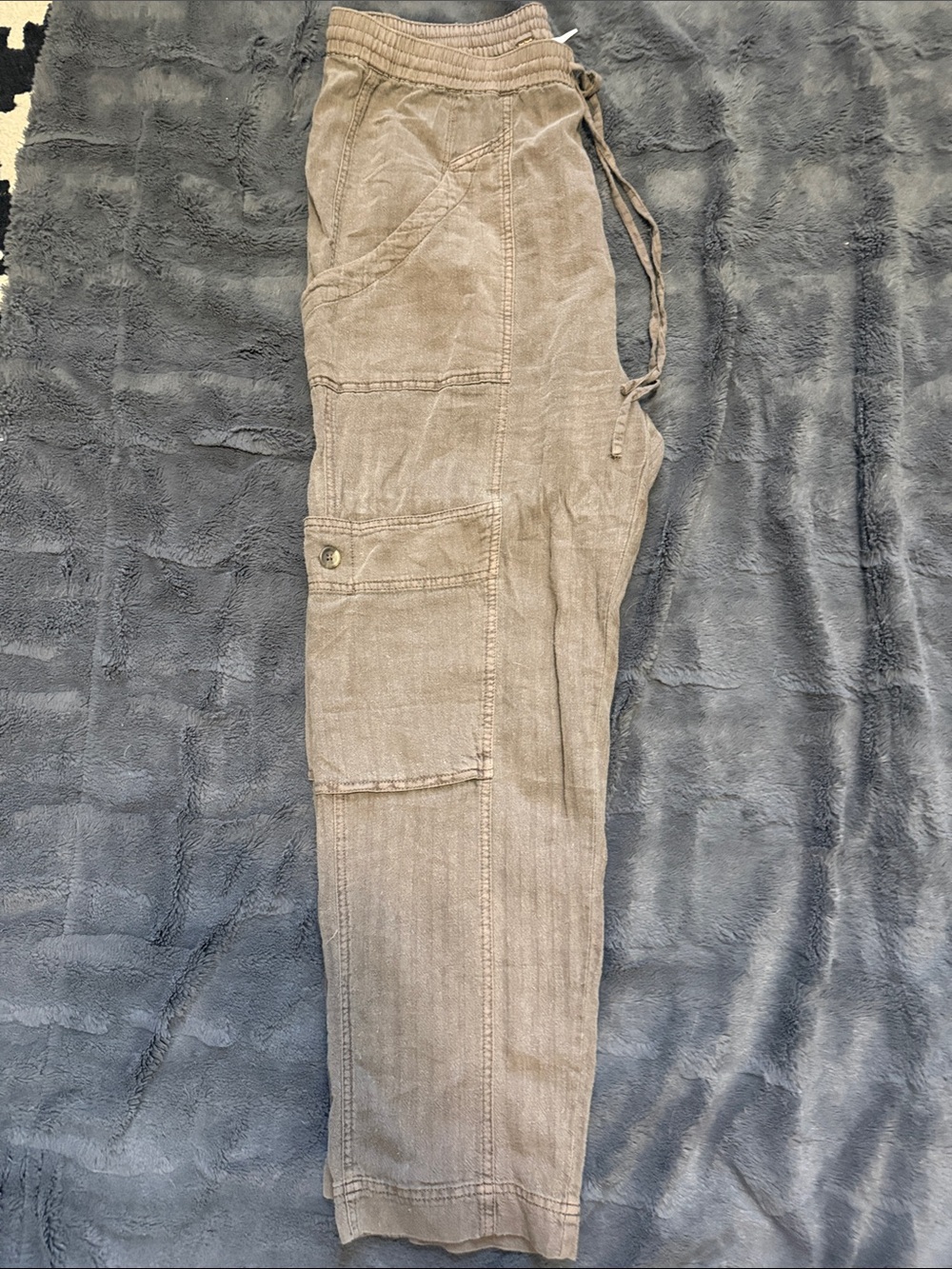 Free People Feelin’ Good Utility Pants In Wash “Schroomy”